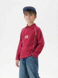 Marc&Janie | Vintage Racing Red Long Sleeve T-shirt Spring Wear