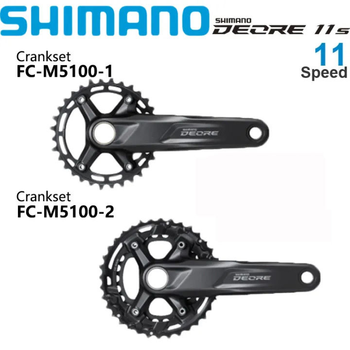 Shimano Deore M5100 Crankset 1x11 2x11 Speed 170MM 175MM 30T 32T