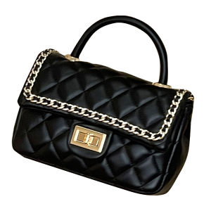 TAOHUALIHUA | Trendy Versatile Womens Handbag with Quilted Diamond Design and Rhinestone