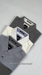 RBJ Kemeja Polos Kombi Regular Fit Pria