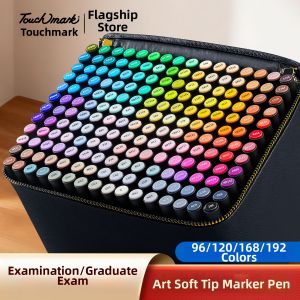 Touch mark | Soft-Tip Markers for Art Drawing Oil-based Watercolor Blending