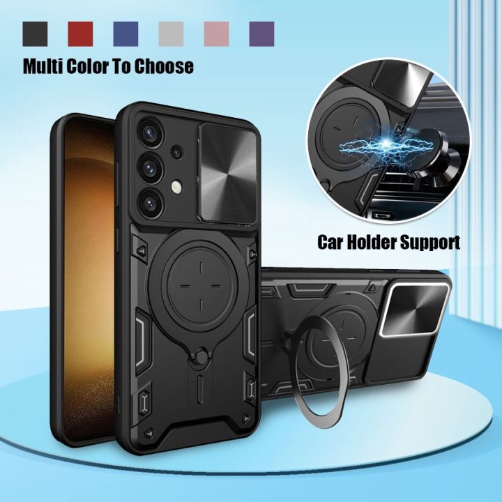 thumbnail image 2 of Magnetic Cloth Pattern TPU Back Case For Xiaomi Redmi Note 13 Pro / Pro Plus 5G 2 of 3