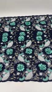 Top End Small Floral Cotton Guipure Lace Soft Cord Lace Skin Friendly African Embroidery Ceremony Cupion Fabric for Celebrants