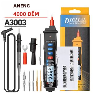 ANENG | Bút Đo Vạn Năng Kỹ Thuật Số ANENG A3003 4000 Đếm Đo Điện Áp AC/DC Tần Số Hz Cảm Ứng Không Tiếp Xúc NCV Dùng Cho Đo Lường Điện Thông Minh