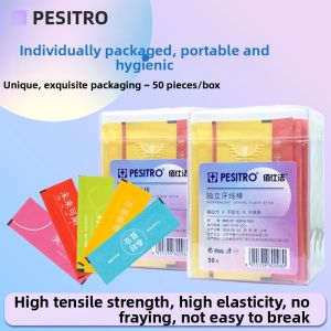 Pesitro | Ultra-fine Strong Tension Floss Picks 50 Pieces