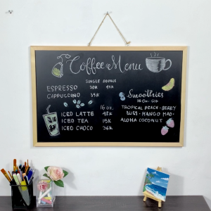 SAMOYED WRBD-C-LW-4060 Papan Tulis / Gambar / Kapur / Gantung / Black Writing / Drawing / Display / Decoration / Menu / Chalk Board / Chalkboard / Blackboard