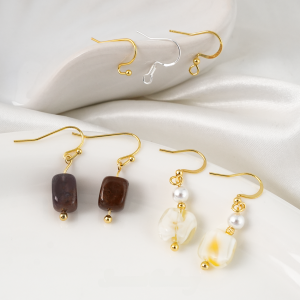 หูต่างๆ ชุบทองแท้ DIY ทำมือ อุปกรณ์ตกแต่ง เครื่องประดับแฟชั่น อุปกรณ์อื่นๆ ที่ใช้งานได้หลากหลายสีสันคงทน