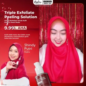 Reglow Peeling Serum Triple Exfoliate Peeling Serum -20ml Original Official Store 9.99% mengangkat sel mati mengandung bahan BHA PMA