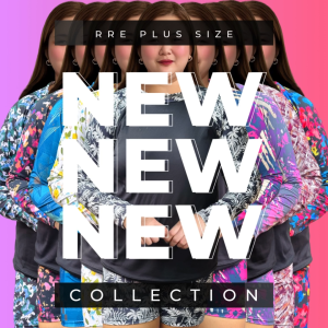 Plus Size Mica Rashguard Terno 3XL - 5XL