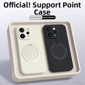 imobile | Liquid Silicone Soft Stand Phone Case for vivo S50 Series