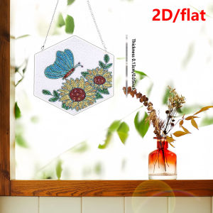 other | 2D/Flat 1 Piece Diamond Painting Set House Number Christmas Pattern Acrylic Material Christmas Door and Window Decorations