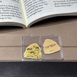 ZhouSheng 999 Gold Phone Stickers Set of 10 for Concert Support Mobile Decals Gifts Fans