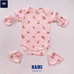 JUMPER BODYSUIT MOTIF setalan bahan cotton combed adem halus cocok buat daily USIA 0-12 BULAN