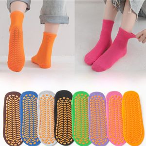 Professional Mid-Calf Trampoline Socks Thin Anti-Slip Bottom Adult Floor Socks Summer Men Women Early Education Center Yoga Socks