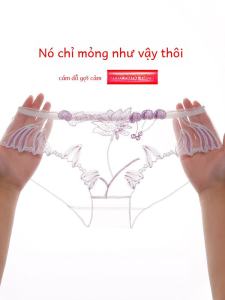 Quần Lót Ren Mỏng Gợi Cảm Mùa Hè Cho Nữ Cỡ Lớn Thoáng Khí Thêu Lưới Trong Suốt Cỡ Lớn Cảm Giác Trần Cạp Thấp Họa Tiết Hoa