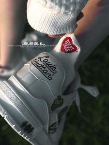 Spring Summer New Red Heart Embroidery Cotton Sport Short Boat Socks for Men And Women Pure Cotton Breathable Ankle Socks