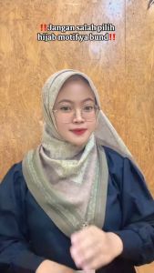 Buckle Scarves Hijab Segi Empat Box Motif