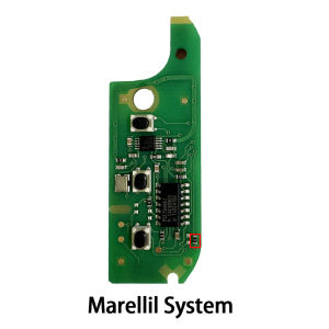 SUPERKEY Flip Remote Car Key PCB With OEM 7946AT Chip For Marelli / Delphi For Fiat Grande Punto Doblo 500 500L Bravo Ducato Qub