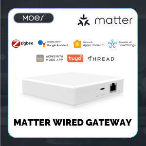 MOES Matter Gateway Enjoy Smart Home Control with Tuya Zigbee Voice Control with Siri HomeKit SmartThings Google Assistant