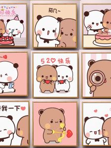 Digital Oil Painting New Arrival 12 Cloth Small Size Simple Handmade Cartoon Self-Coloring Acrylic Graffiti Oil Painting