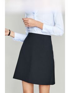 Professional A-Line Mini Skirt Womens High Waist plus Size Suit Work Skirts Black Slimming Formal Skirts Office Dresses