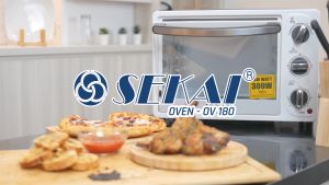 SEKAI Oven Listrik Low Watt Kapasitas Loyang 18L Pemanggang Makanan Serbaguna - OV 180