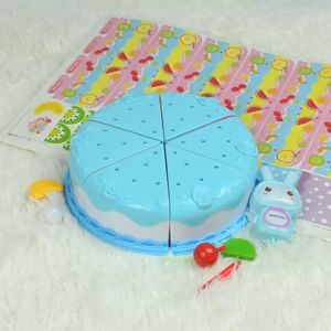 【READY STOCK】37/38/86PCS Baby Kitchen Toys Pretend Play Cutting Toy Kids Cake Play Food Gifts Toys for Boys Girls
