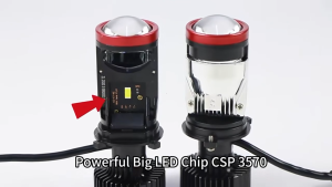 หลอดไฟหน้ารถยนต์ LED ขั้ว H4 รุ่น Y8 ปี2026 ตัวใหม่ คัทออฟคมๆ ไม่ฟุ้ง ไม่แยงตา