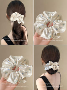 PINK EMPRESS | Elegant French Floral Hair Tie