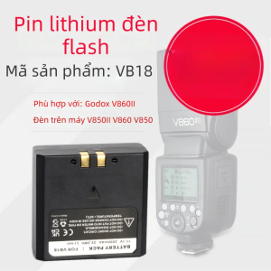 NISHENG | Pin lithium dùng cho đèn flash tương thích với các mẫu V850 V850II V860 V860II