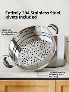HANXIAO | 316L Stainless Steel Steamer Insert