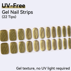 22tips UV-Free Aurora Design Nail Strips Decoration Glitter Nail Sticker Full Cover Nail Art DIY Manicure Nail Decal Waterproof