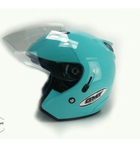 HELM MOTOR DOUBLE VISOR GMT HELM ORIGINAL HALF FACE HELM SNI HELM PRIA HELM WANITA HELM COWOK CEWEK HELM PROMO