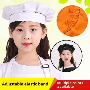 Kids Chef Cap Parent-Child Hat Baby Childrens Festival Childrens Day Performance Dance Christmas New Years Day Childrens Hat Customization