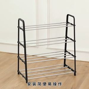 Simple shoe rack A-type creative assembly storage shoe rack multi-layer economy door storage artifact shoe cabinet