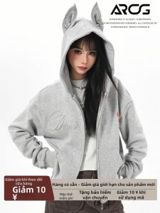 ARCG | Áo Khoác Sweater Oversized Hooded Xám