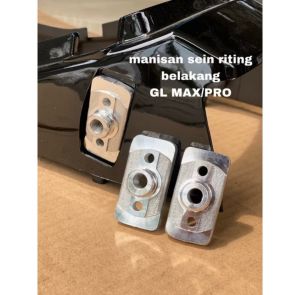 pemanis manisan lampu sen sein belakang honda gl pro max neotech cnc almini pemanis reting body belakang honda gl kotak dudukan pangkon pankon reteng belakang honda gl max gl pro variasi sen gl max pro