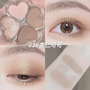 LEIXINA Eyeshadow Palette 4 Warna Blink Glitter Smooth Powder High Pigment Tahan Lama - BB070