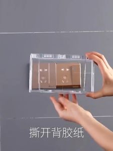 Switch Waterproof Cover Bathroom Paste Type Splash Box Socket Waterproof Boxes Socket Cover PVC Outdoor Protection Box