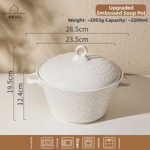 MODERN SWEETHOME | Underglaze Colored Porcelain Dinner Plates French Style