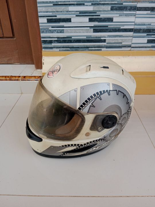 Helm Yamaha Full Face Cargloss Original. Second Bukan Baru Helm Motor Berkualitas Tinggi Lazada Lazada Indonesia