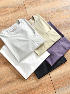 Lightweight Sporty Casual round Neck Short Sleeve T-Shirt Mens Summer New Standard Fit Youth Daily Wear Cool Feeling Fabric