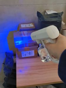 250ML Blue ray Handheld Disinfection Spray Gun Rechargeable Disinfection Sprayer Fogging Machine