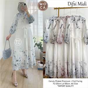 DIFSI MIDI DRESS WANITA