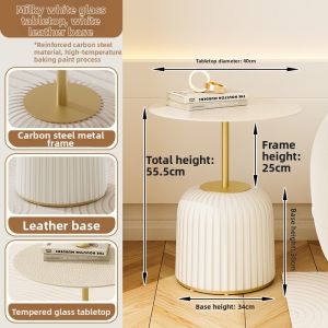 Glass Tempered Side Table