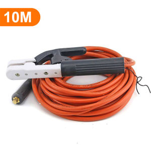 【T】300cm-10M Welding Wire Cable 300A Welding Cable 10 Meters Heavy Duty Power Welding Tools Electrode Holder Brass Iron Welding