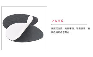1Pair Insole wear-resistant tendon rubber sole non-slip stickers high heels