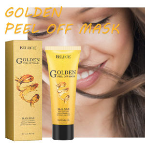 Gold Peel Off Mask Deep Cleansing Exfoliating Brightening Hydrating for Glowing Smooth Skin All Skin Types
