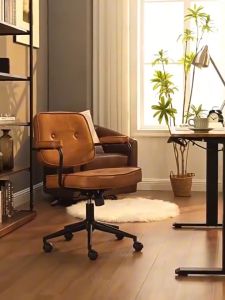Computer Chair Cowhide PU Ergonomic Chair Office Chair Gaming Chair Computer Study Chair