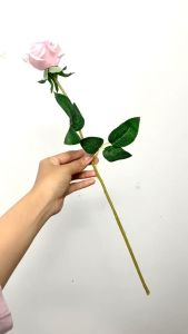 Bunga Mawar Kuncup Artificial Hiasan Vas Rumah Minimalis – AF84